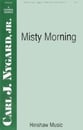 Misty Morning SAB choral sheet music cover